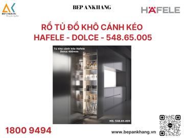 Rổ tủ đồ khô cánh kéo Hafele - DOLCE - 548.65.005